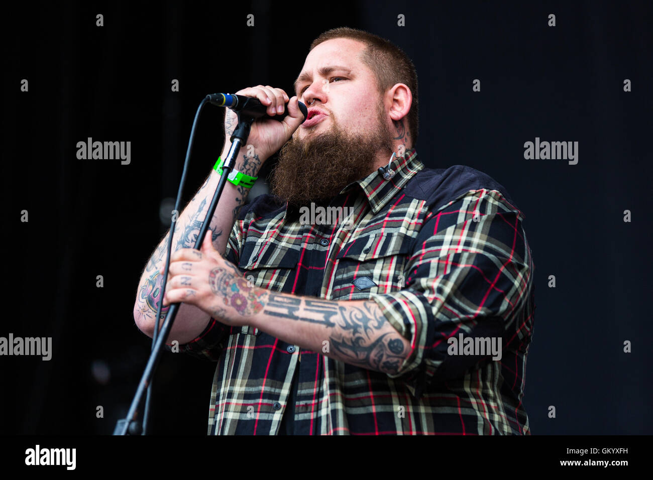 Rory Graham performing as Rag'n'Bone Man on the main stage at Beautiful ...