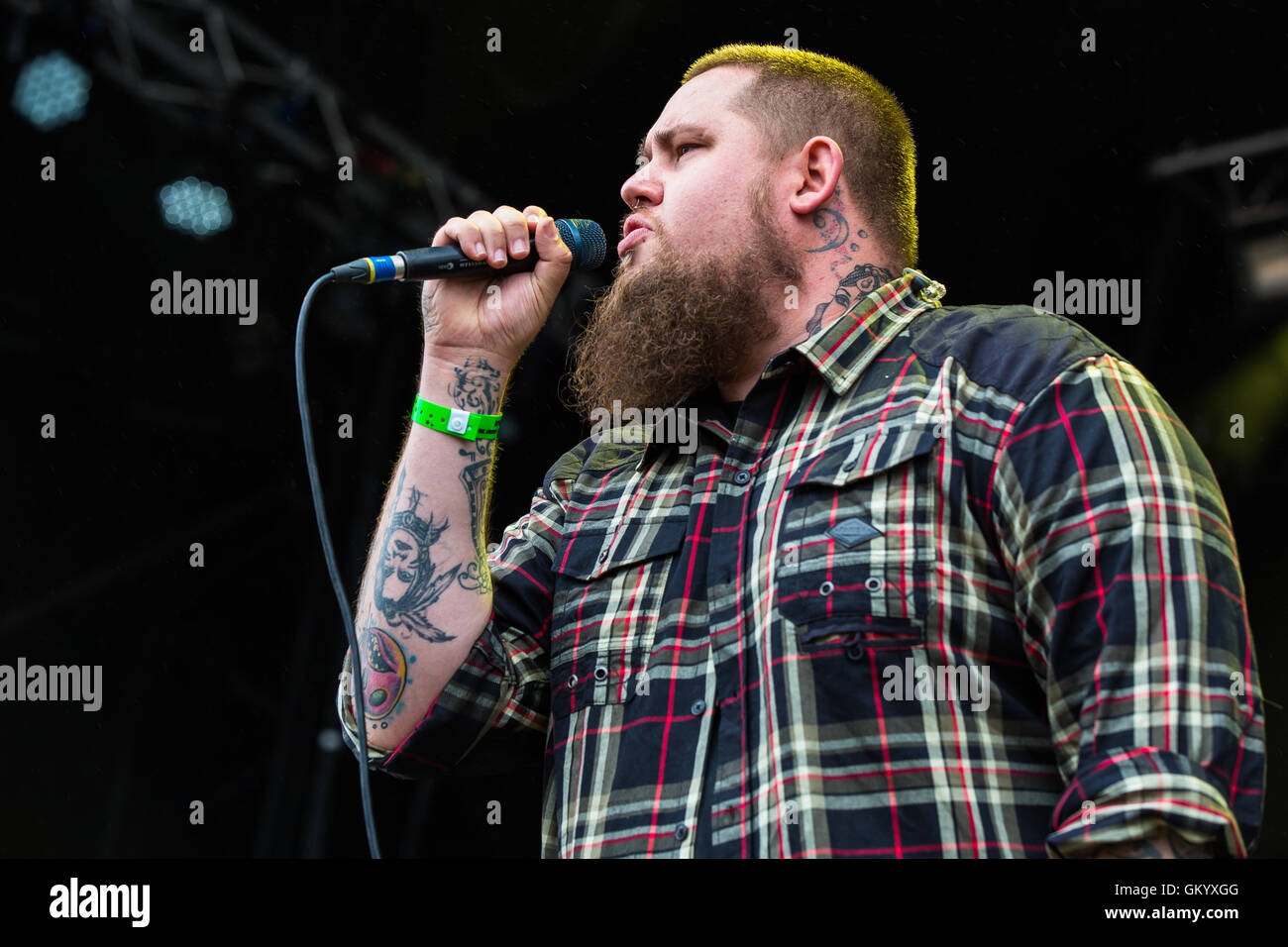 Rory Graham performing as Rag'n'Bone Man on the main stage at Beautiful ...