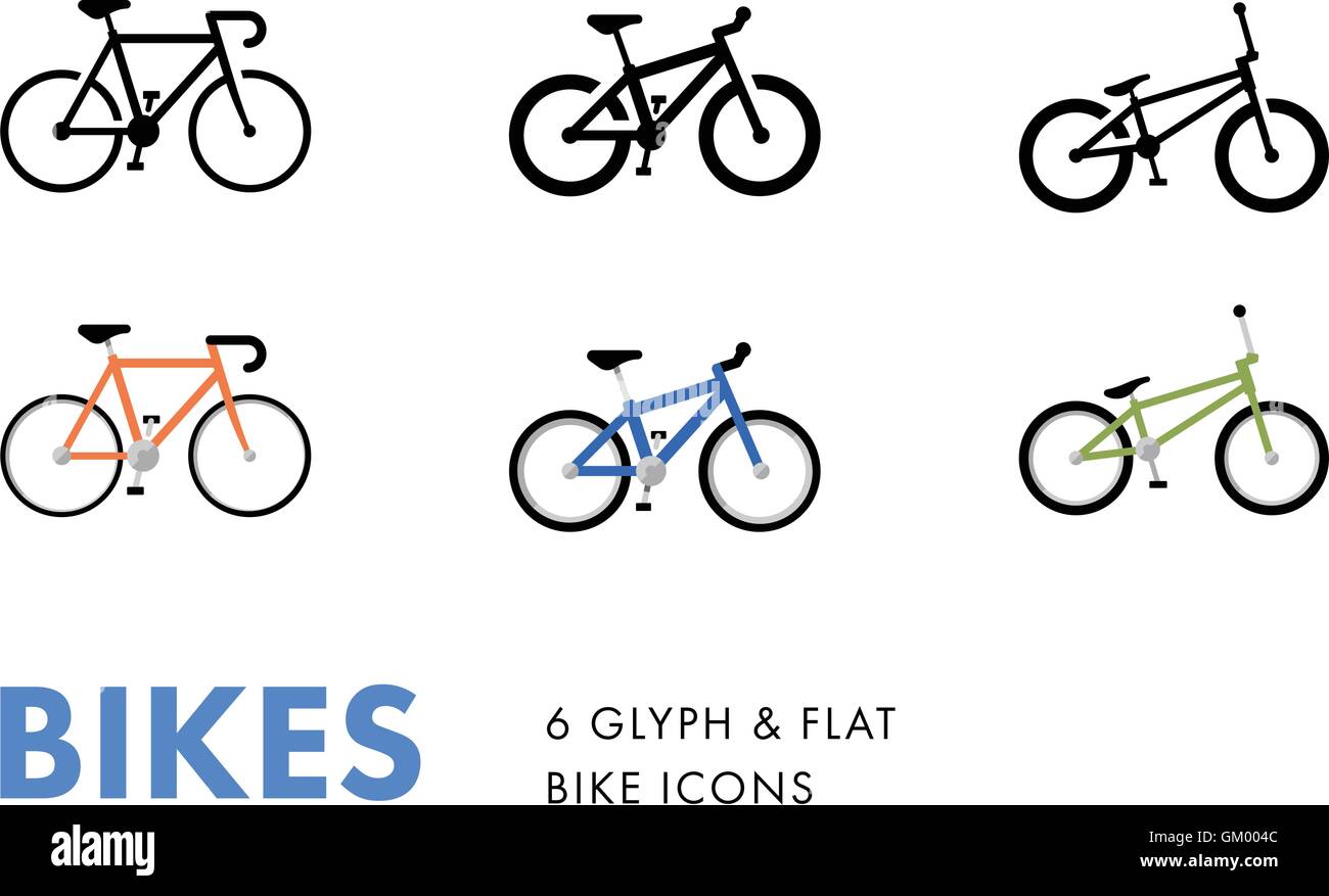 Fixed bike Stock Vector Images - Alamy