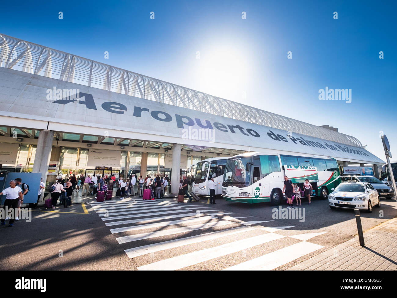 Palma de Mallorca Airport in Majorca Mallorca Stock Photo