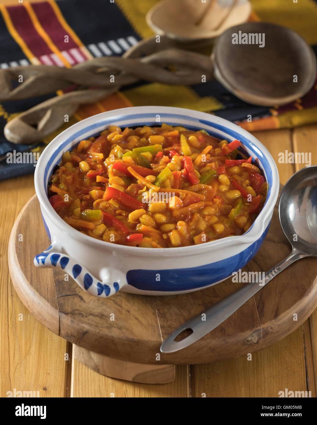 Chakalaka. Spicy vegetable side dish. South Africa Food Stock Photo Alamy