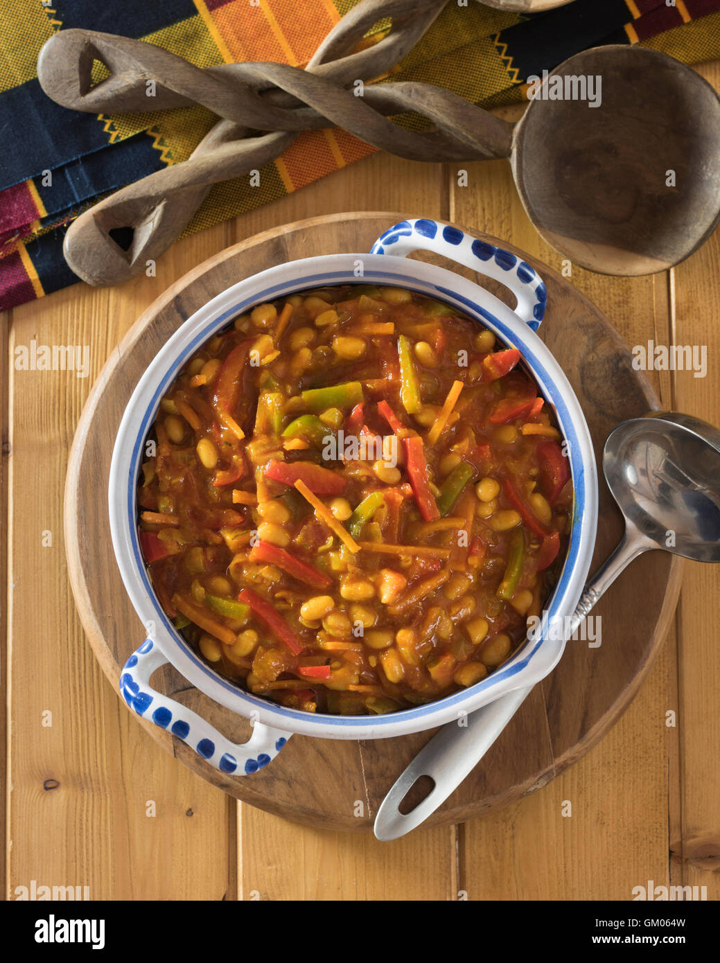 Chakalaka. Spicy vegetable side dish. South Africa Food Stock Photo Alamy
