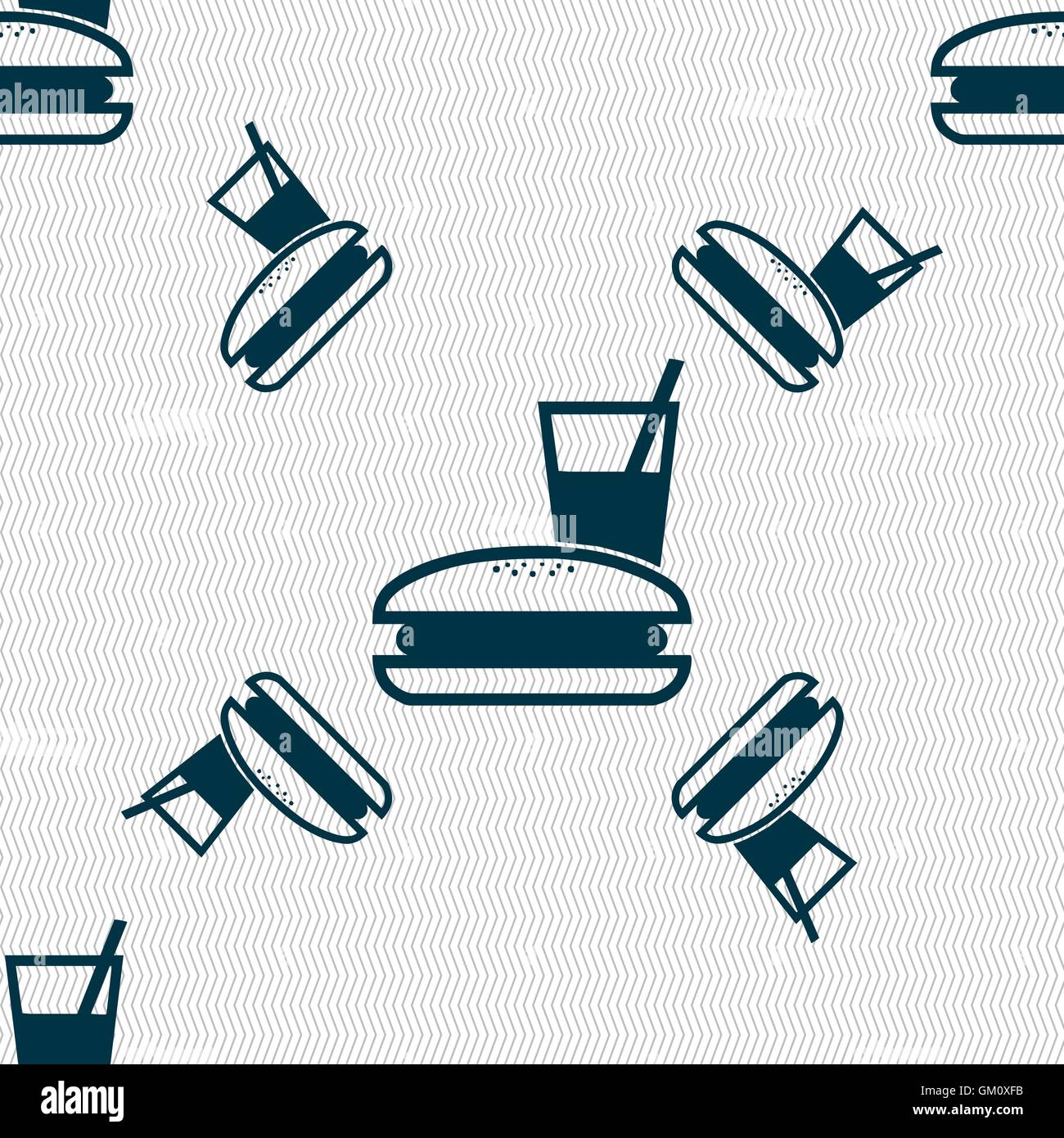 Seamless food order Stock Vector Images - Alamy