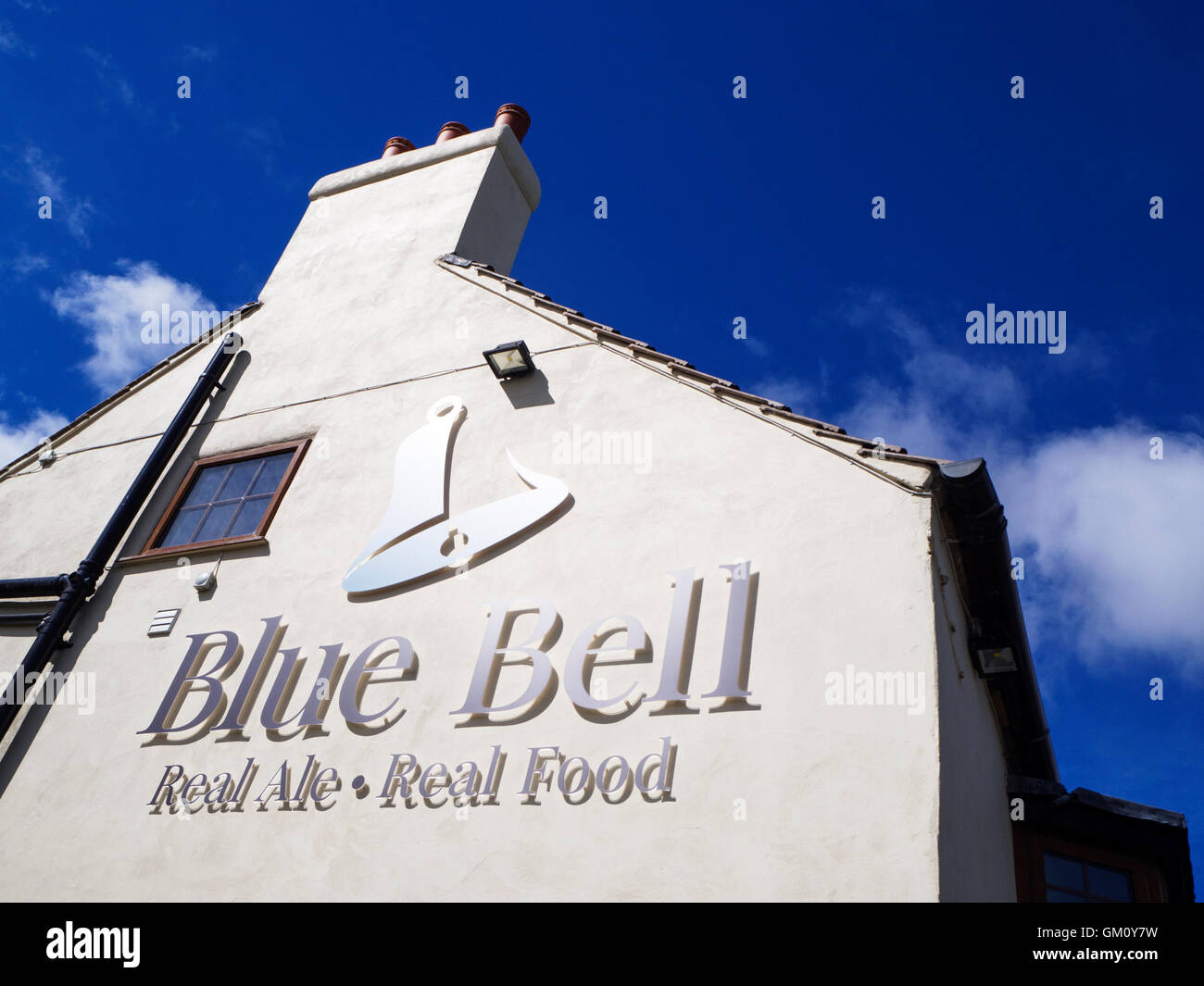 Blue Bell Pub at Kirkby Hill near Boroughbridge North Yorkshire England Stock Photo