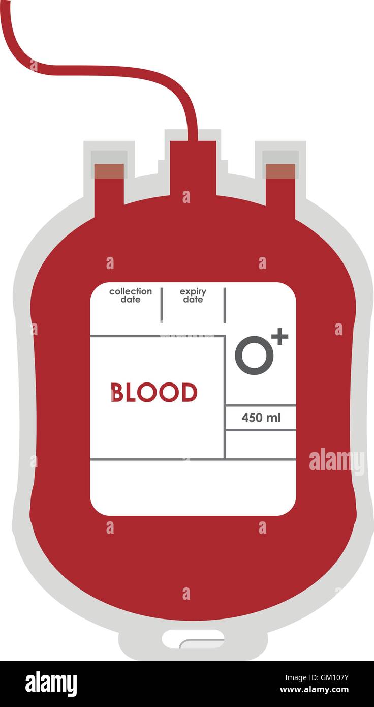 blood bag icon Stock Vector