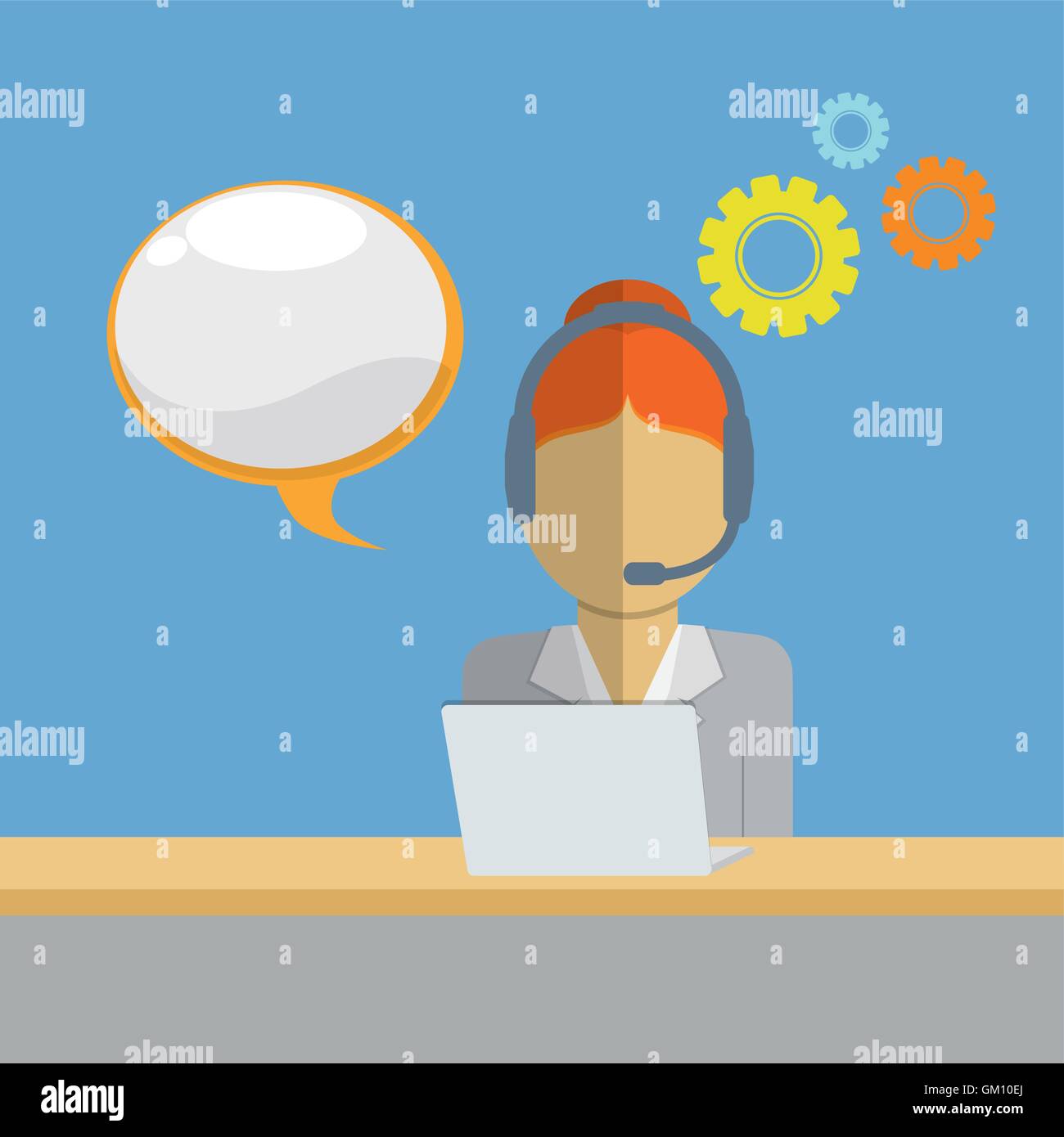 customer service technical service icon set Stock Vector Image & Art ...