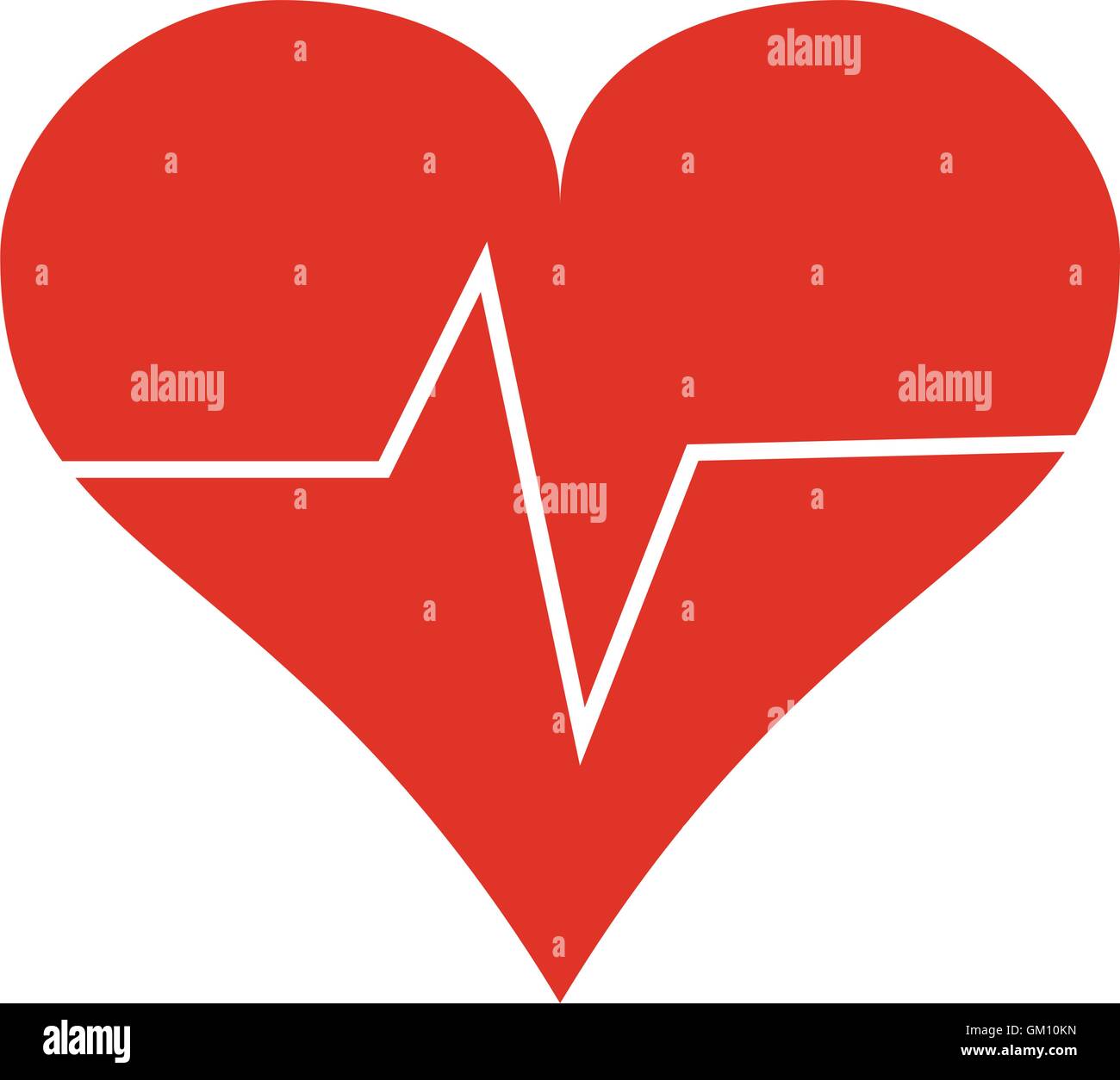 heart cardiogram icon Stock Vector Image & Art - Alamy