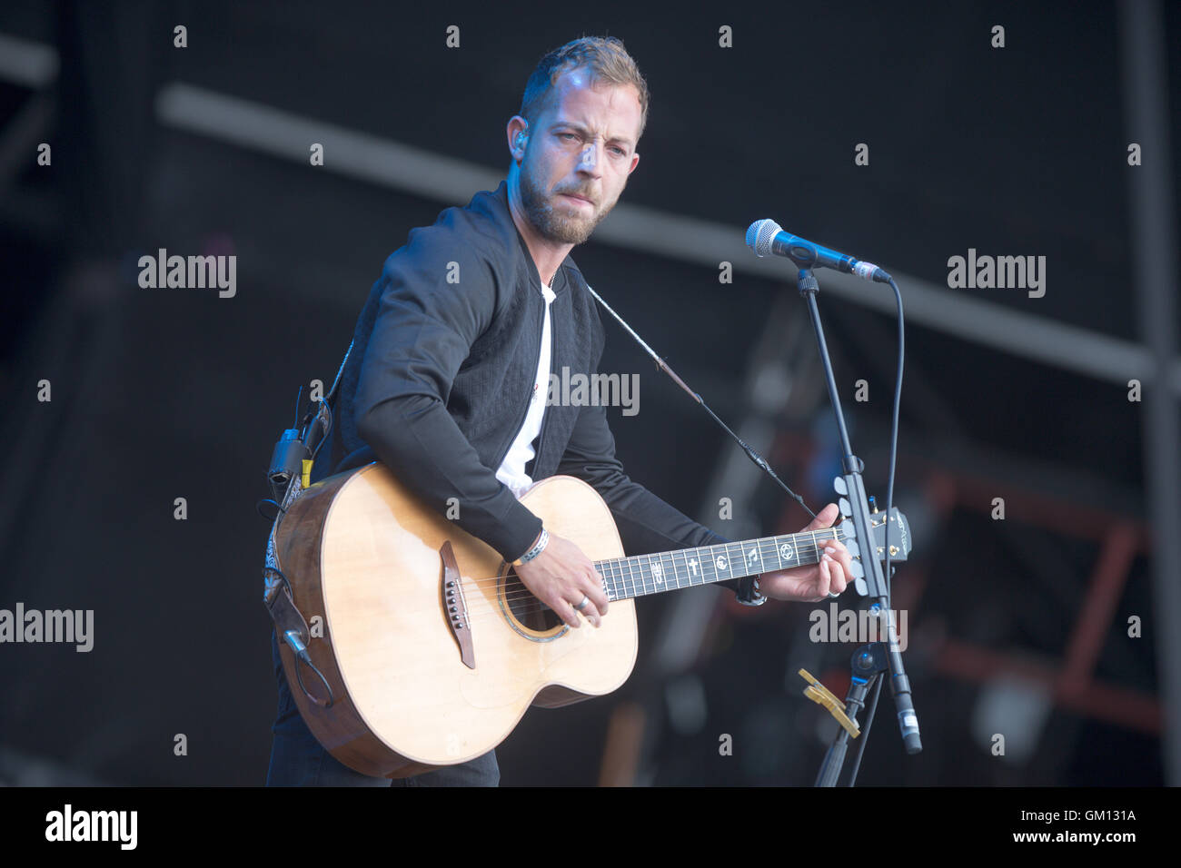 James Morrison performing at Hylands Park in Chelmsford,Essex,on ...