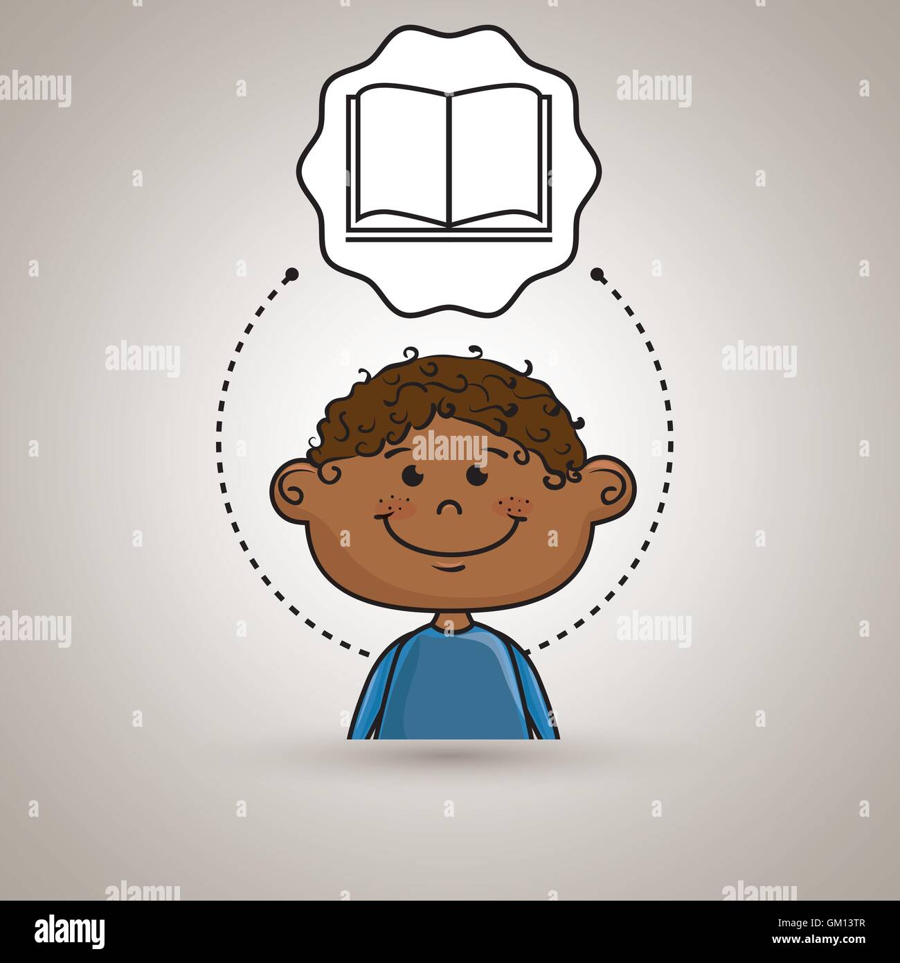 student boy study icon Stock Vector Image & Art - Alamy