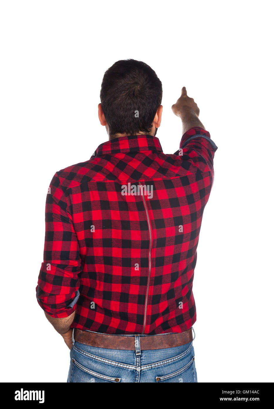 Red and black plaid shirt hi-res stock photography and images - Alamy