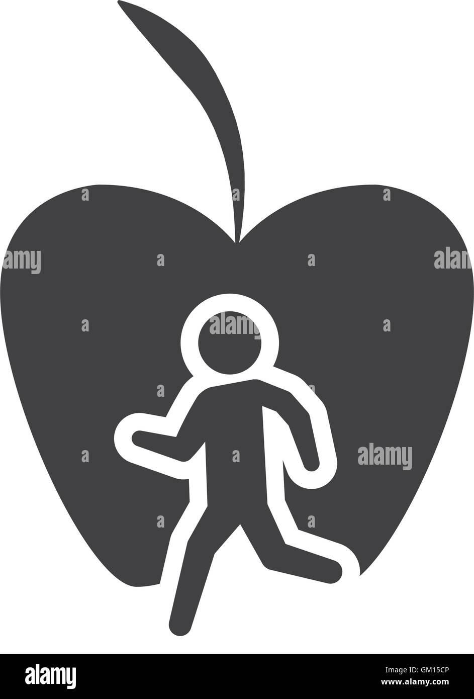 running healthy lifestyle design Stock Vector Image & Art - Alamy