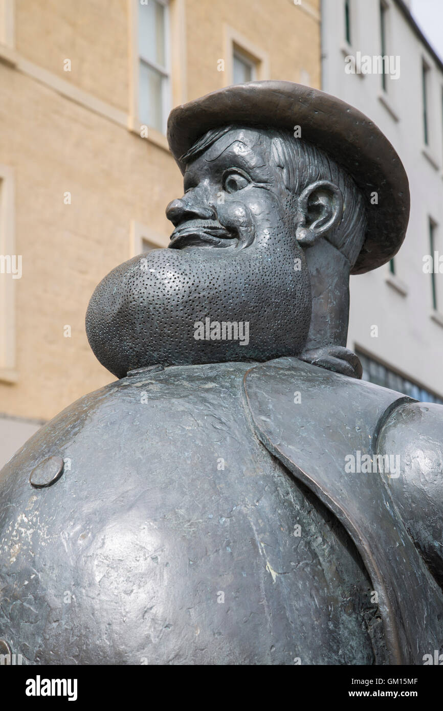 Statue of Desperate Dan from the Dandy Comic, City Square, Dundee, Scotland, UK Stock Photo Alamy