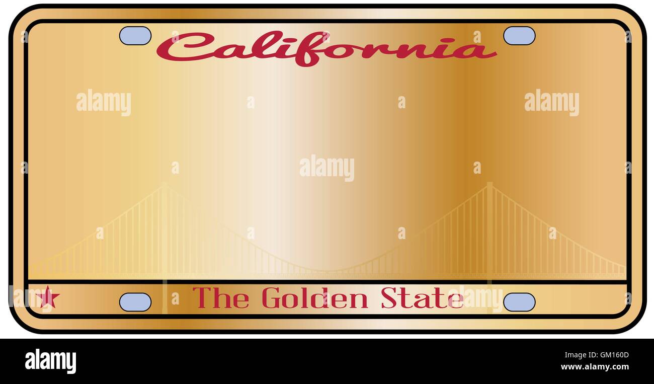 California license plate hires stock photography and images Alamy