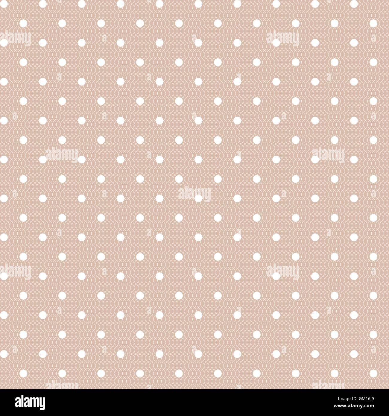 Seamless polka dot vintage pattern Stock Vector Image & Art - Alamy