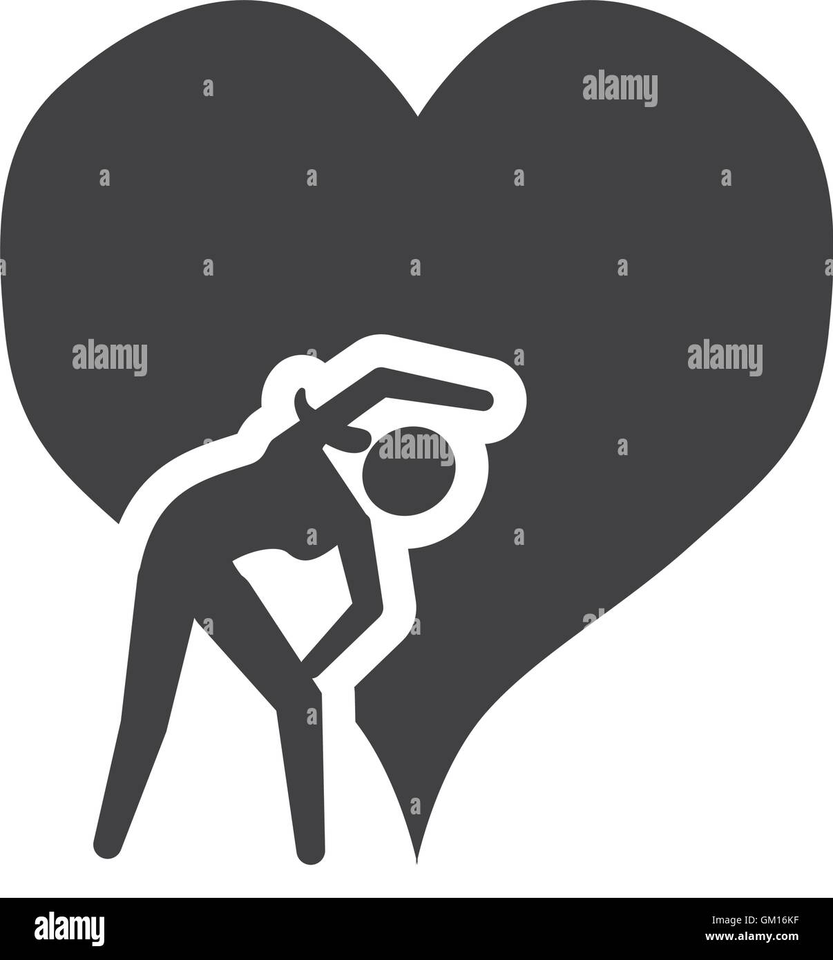 heart healthy lifestyle design Stock Vector Image & Art - Alamy