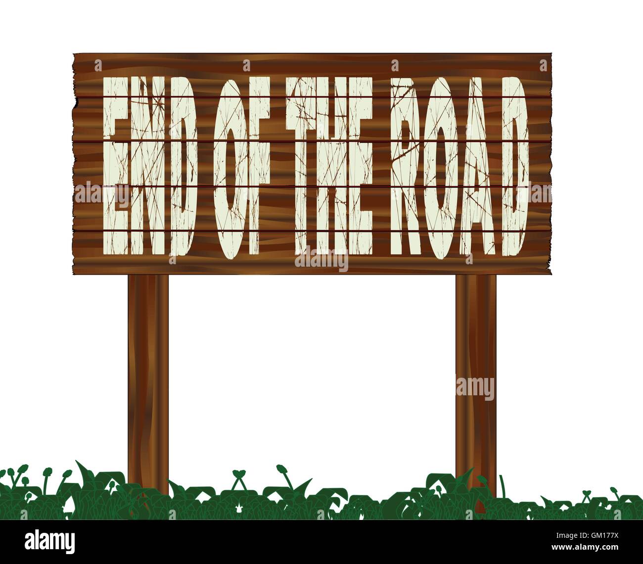 End Of The Road Stock Vector Image & Art Alamy