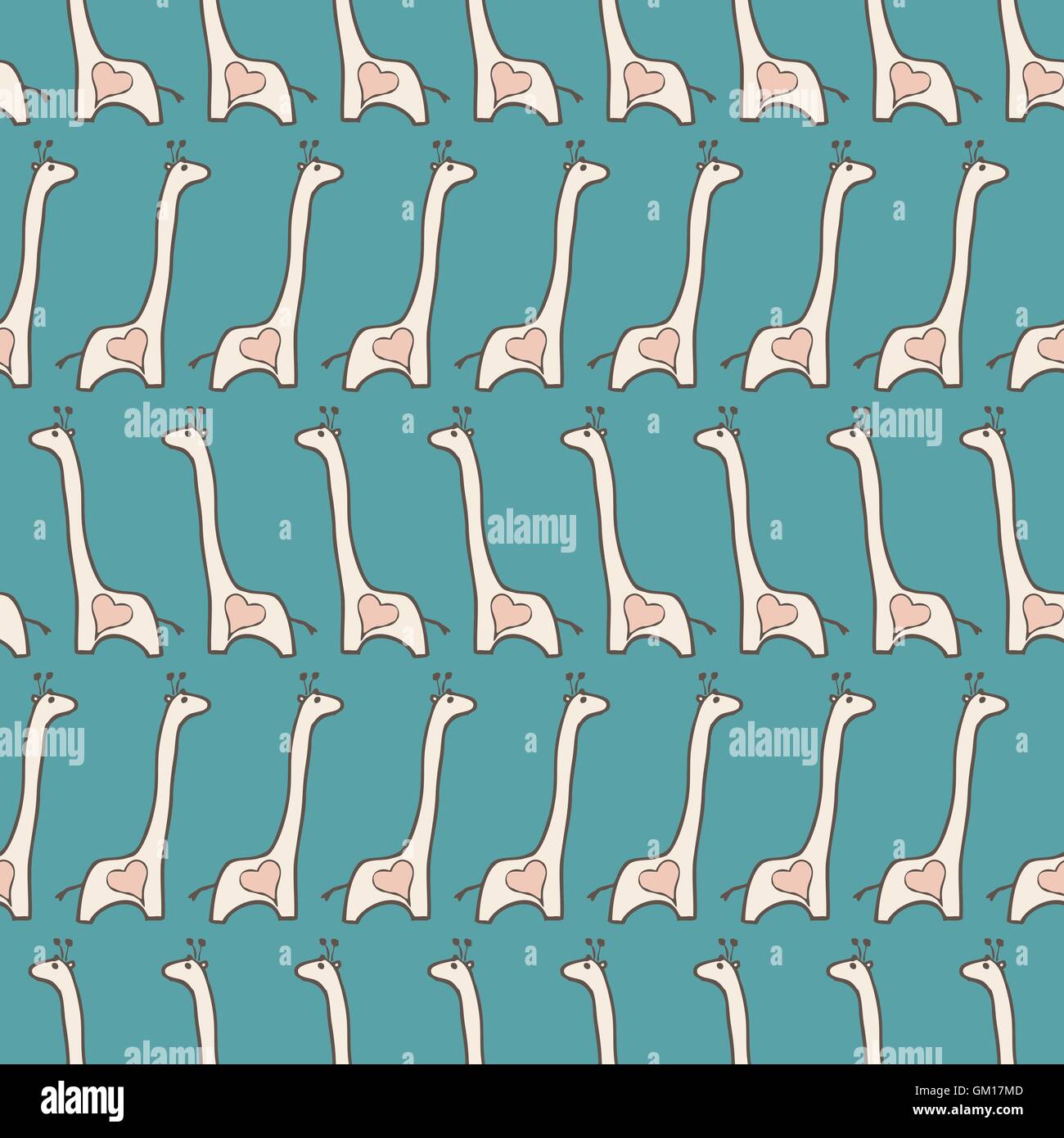 seamless pattern with giraffe Stock Vector Image & Art - Alamy