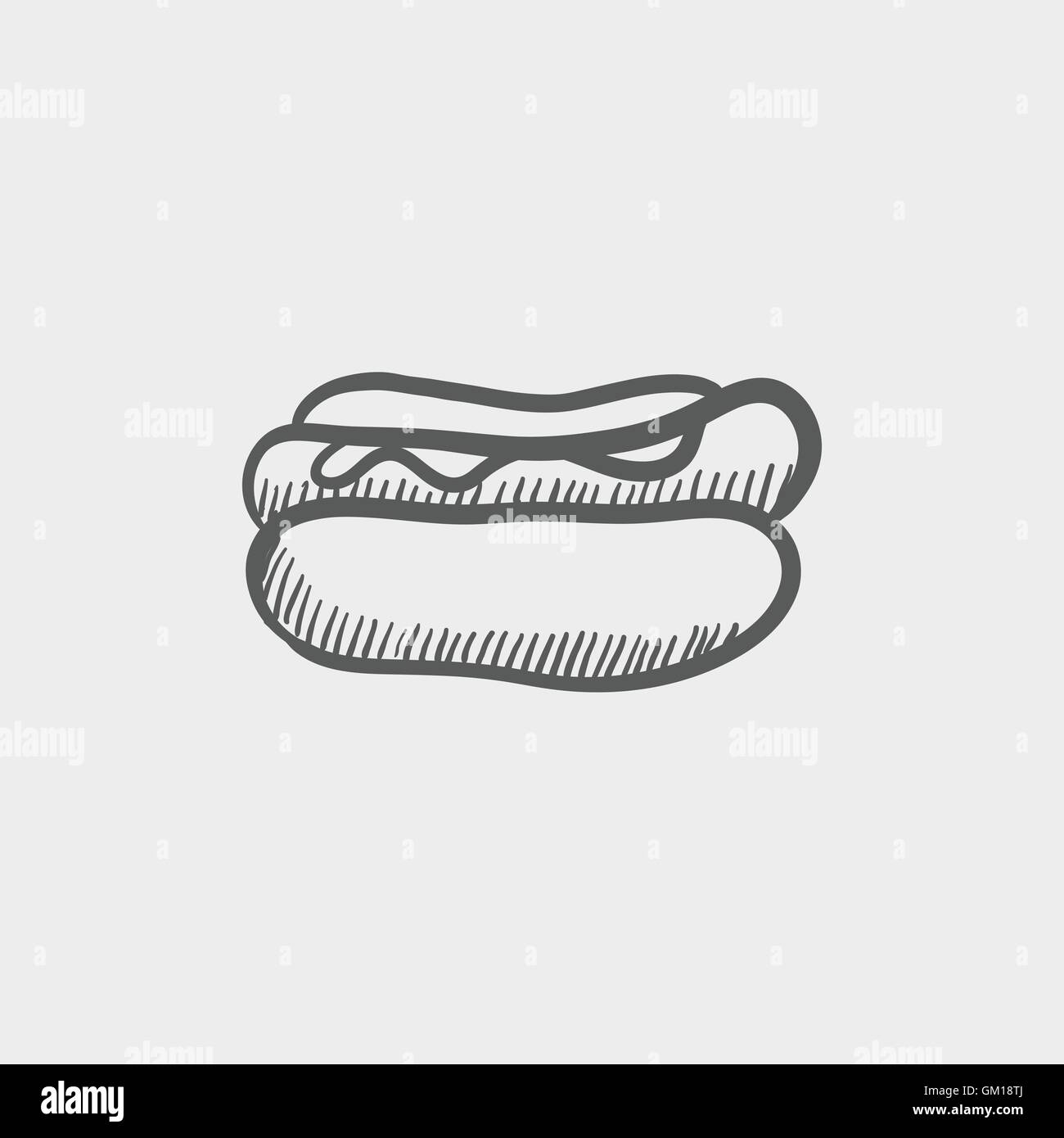 Footlong hotdog Stock Vector Images - Alamy