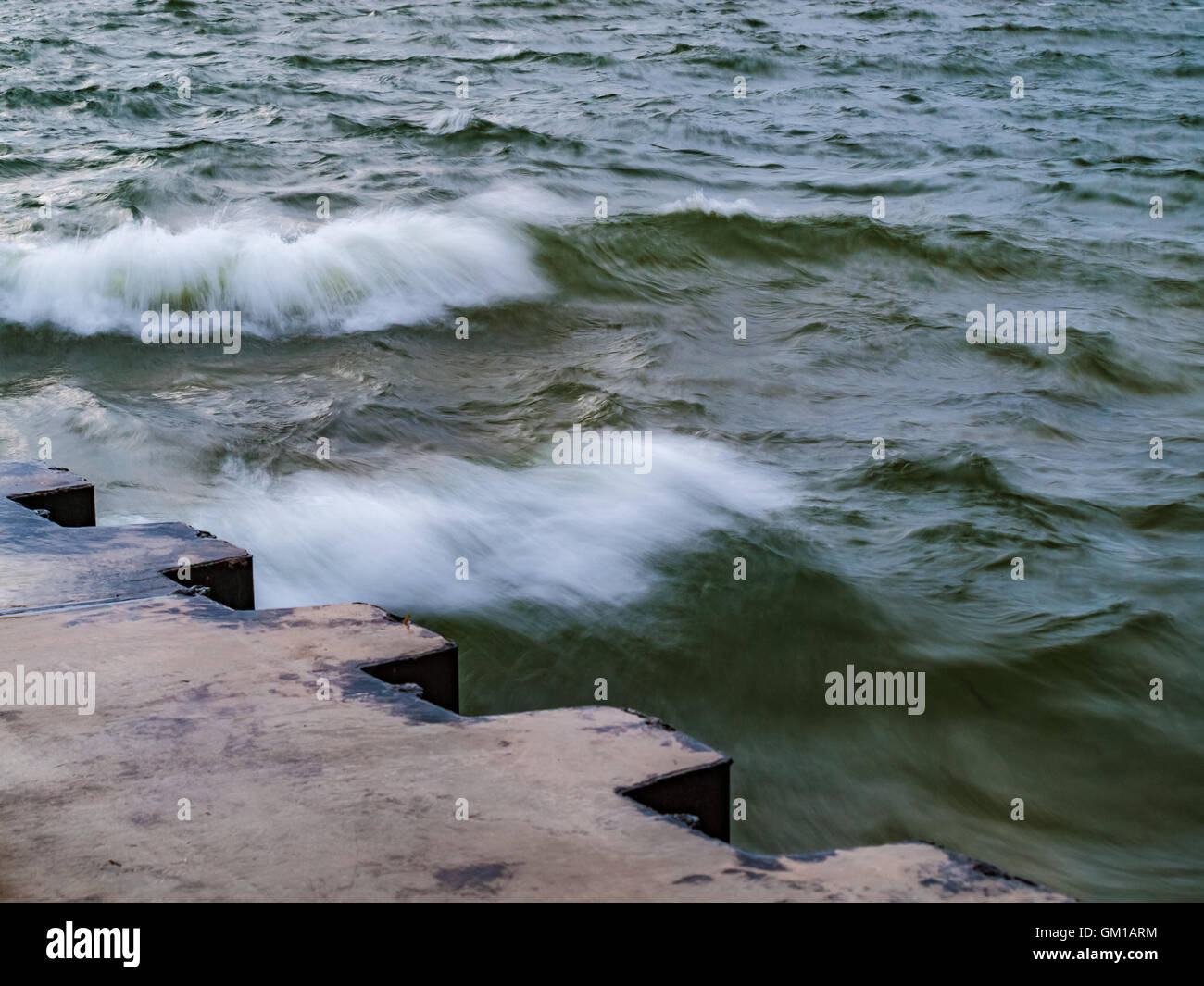White River Channel and Lighthouse Whitehall Michigan, Wabiningo