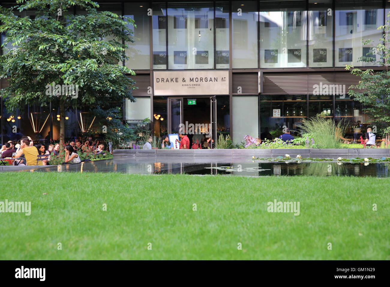 Drake & Kings Cross restaurant, on Pancras Square, in north