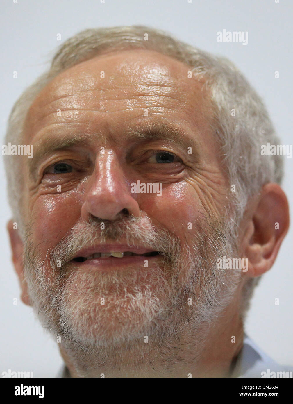 Labour leader Jeremy Corbyn speaks to supporters at a rally in Manor ...