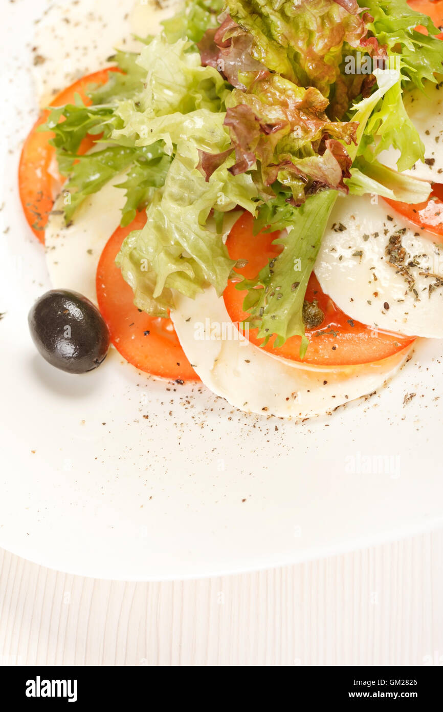 mozzarella and tomato Stock Photo - Alamy