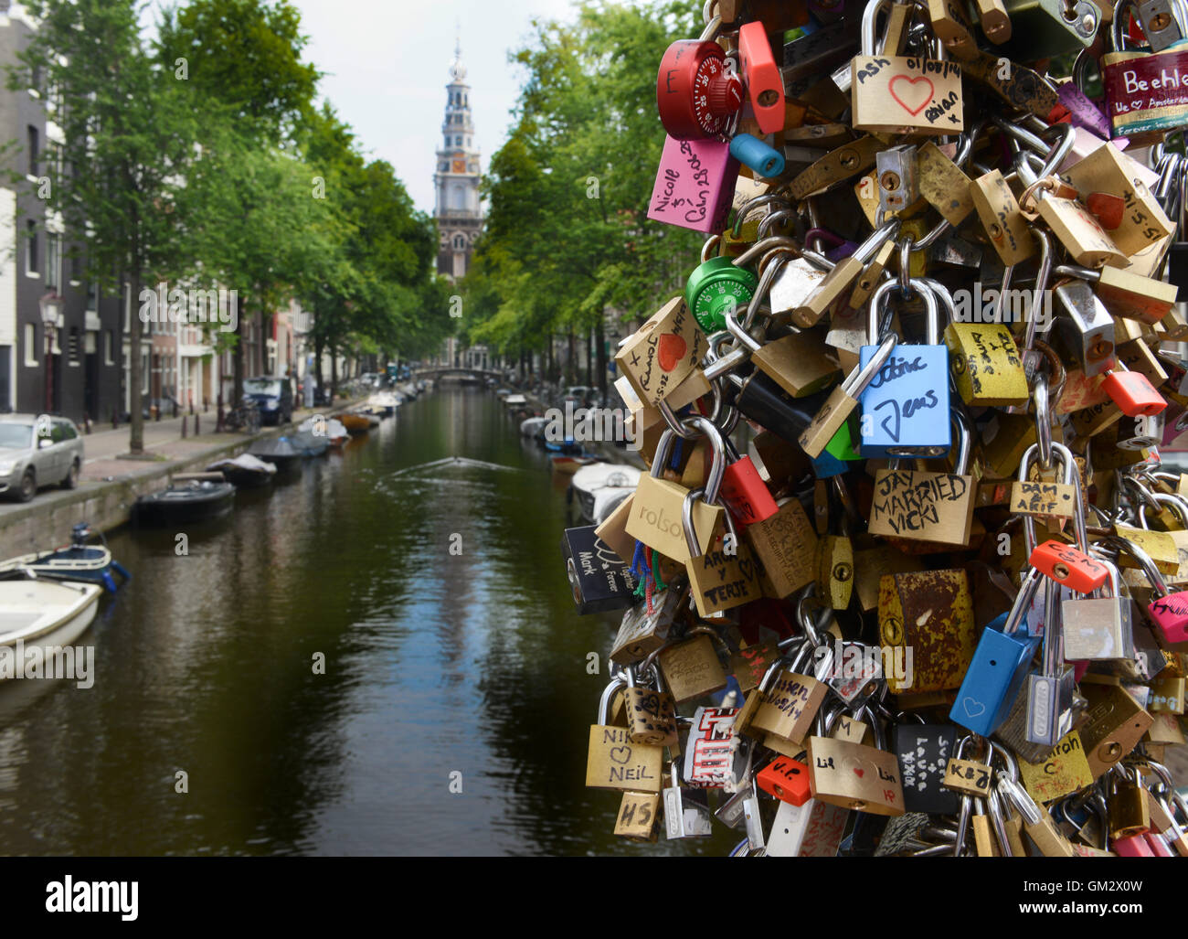 Amsterdam love locks hires stock photography and images Alamy