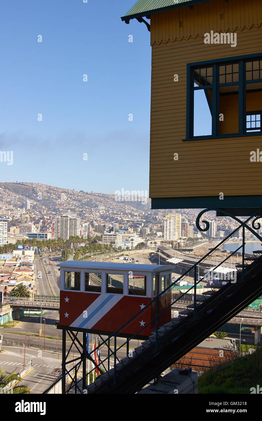 Ascensor Baron. Historic funicular, built around 1906, in the world ...