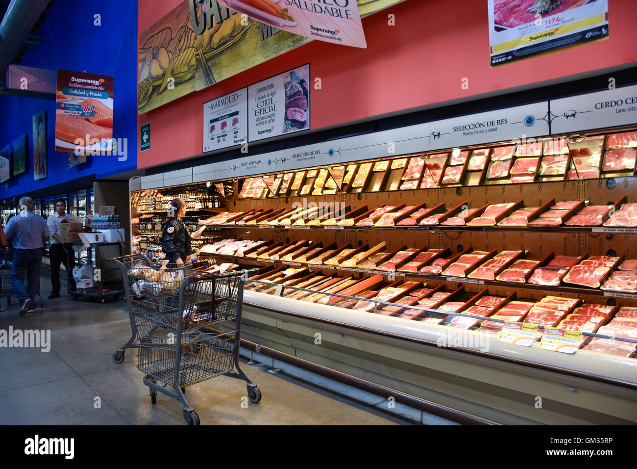 Superama Grocery store now called Walmart Express in Acapulco, Mexico