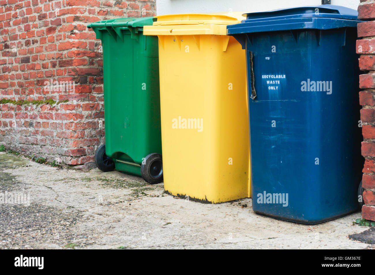 Blue collection bins hires stock photography and images Alamy