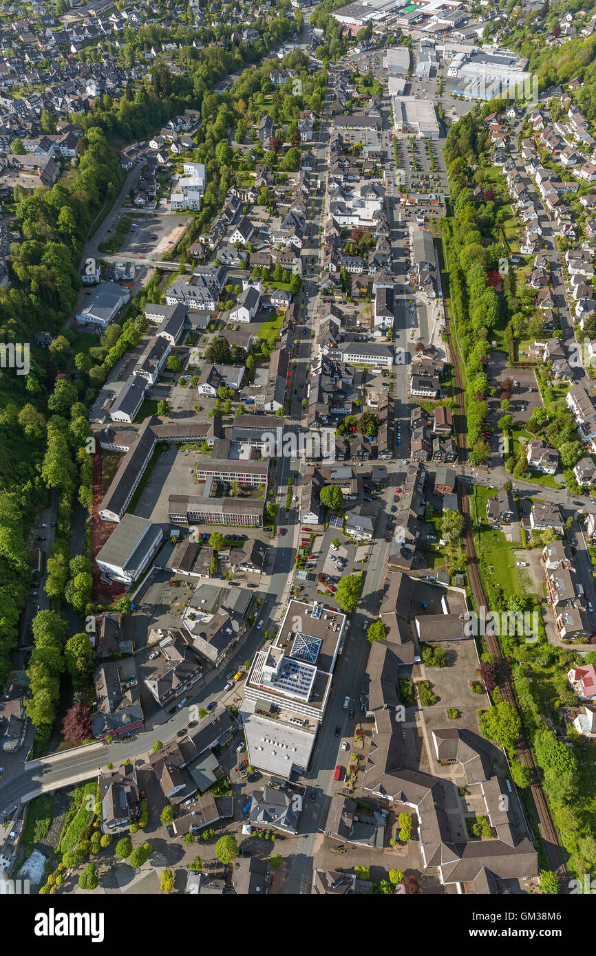 Aerial View, Overviewing Schloss Wittgenstein, Castle Wittgenstein, Bad