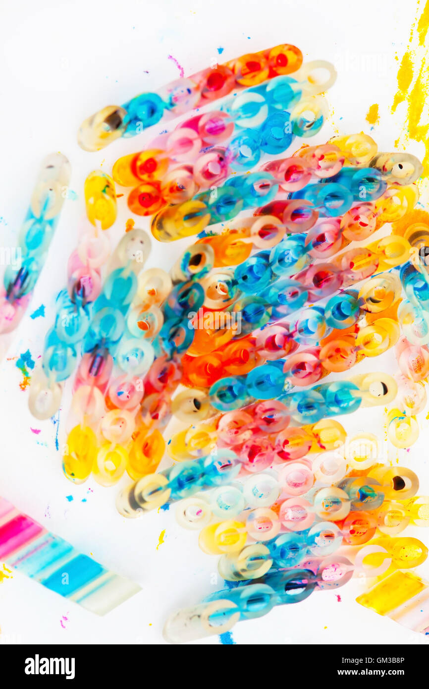 Abstract rainbow ink splat background hi-res stock photography and ...