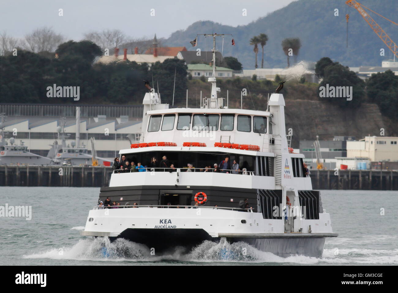 Devonport to Auckland ferry Stock Photo