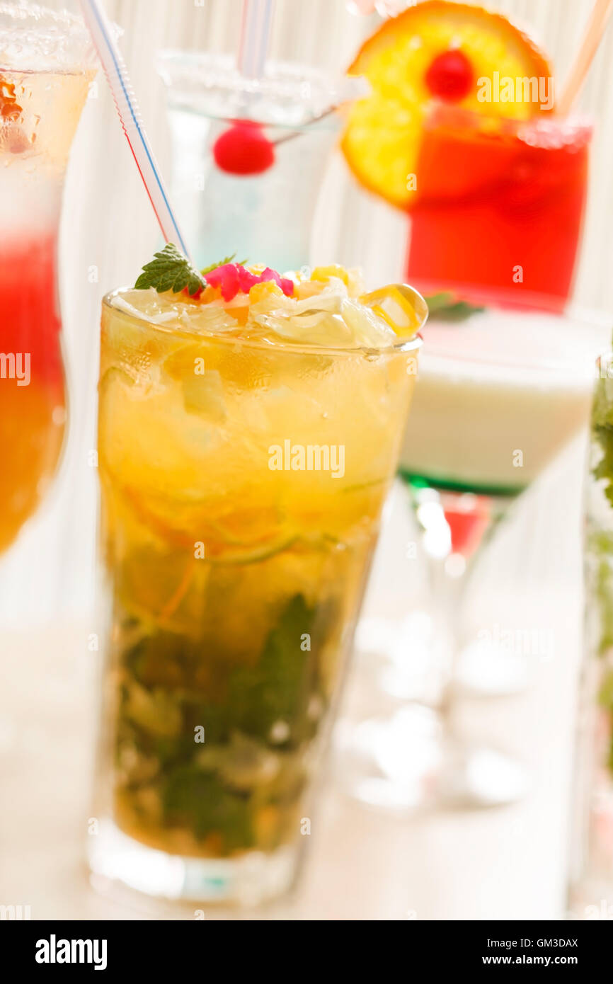 cocktails in the bar Stock Photo - Alamy