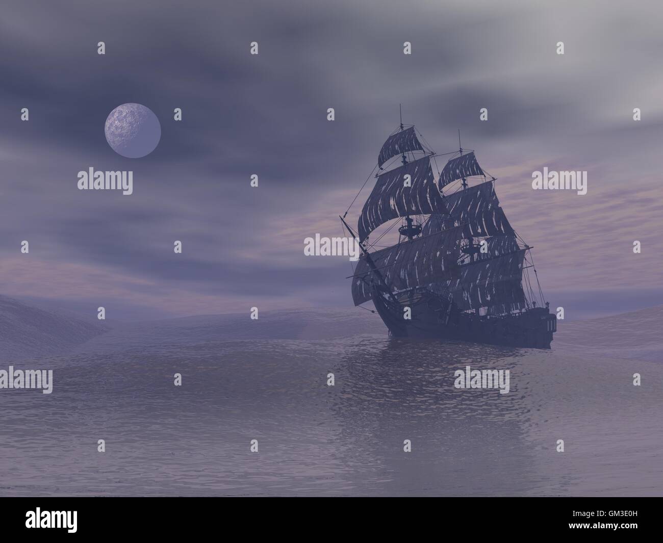 Flying dutchman ghost ship hi-res stock photography and images - Alamy