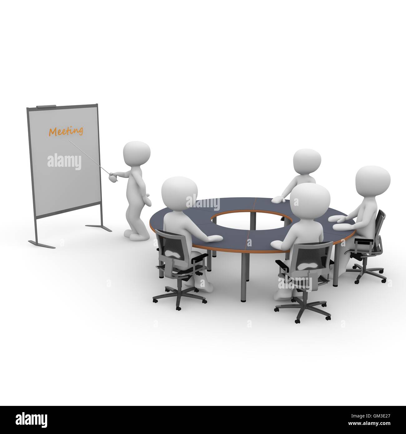 office space situation Stock Photo