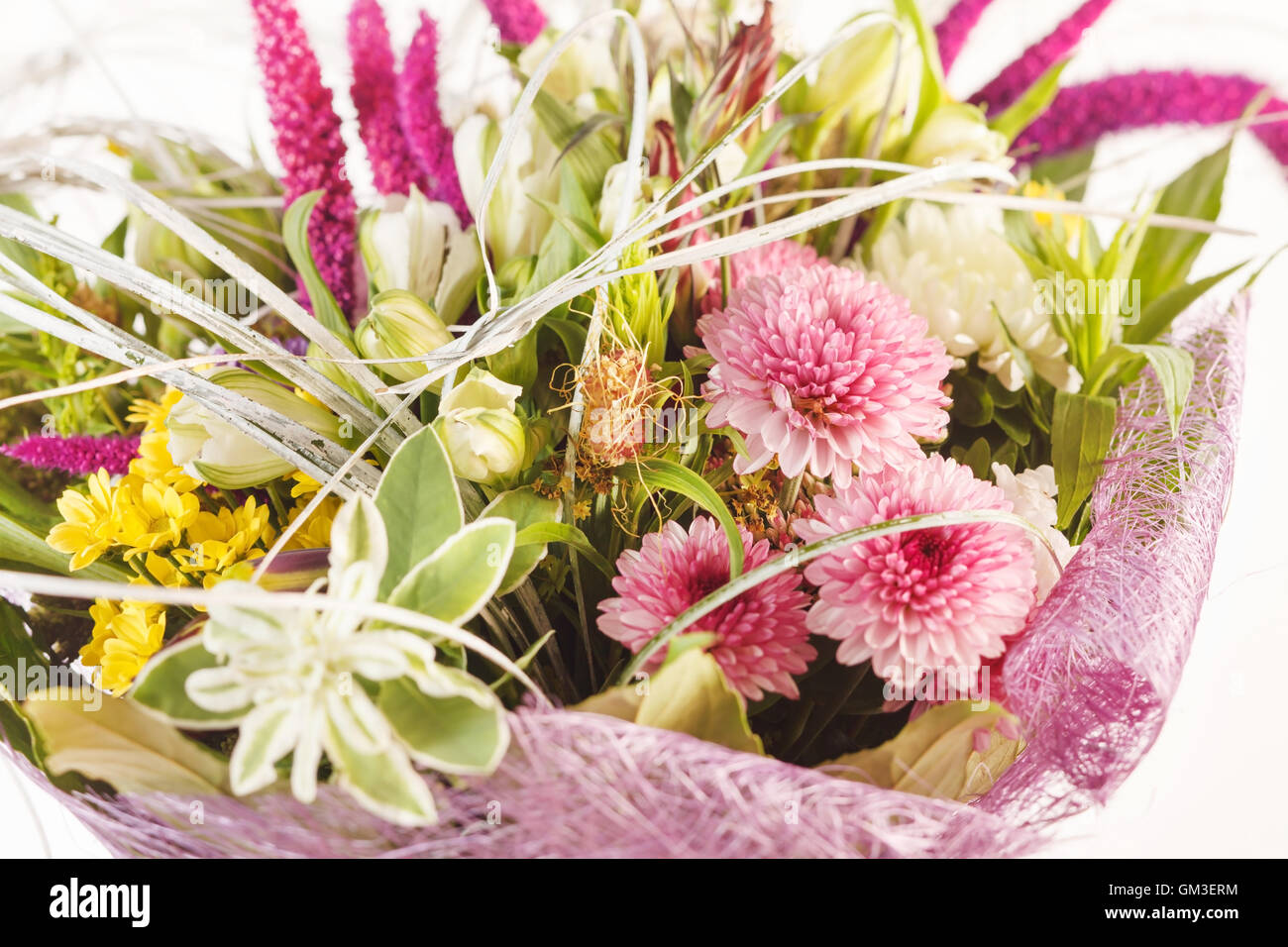 bouquet of colorful flowers Stock Photo - Alamy