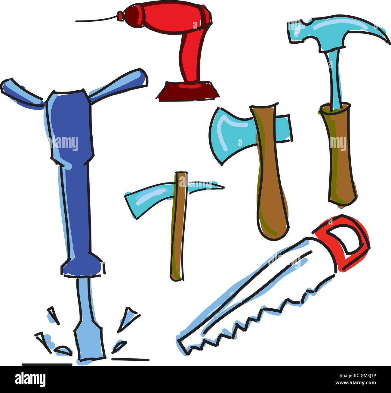 Building colored Stock Vector Images - Alamy