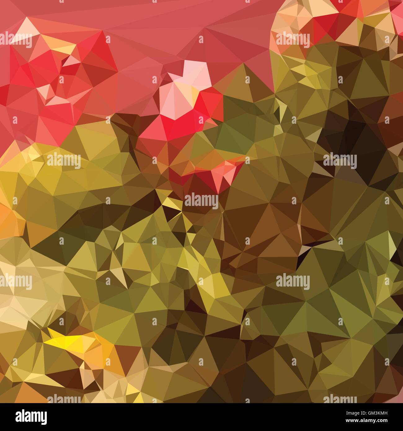 Dark Pastel Green Abstract Low Polygon Background Stock Vector Image ...