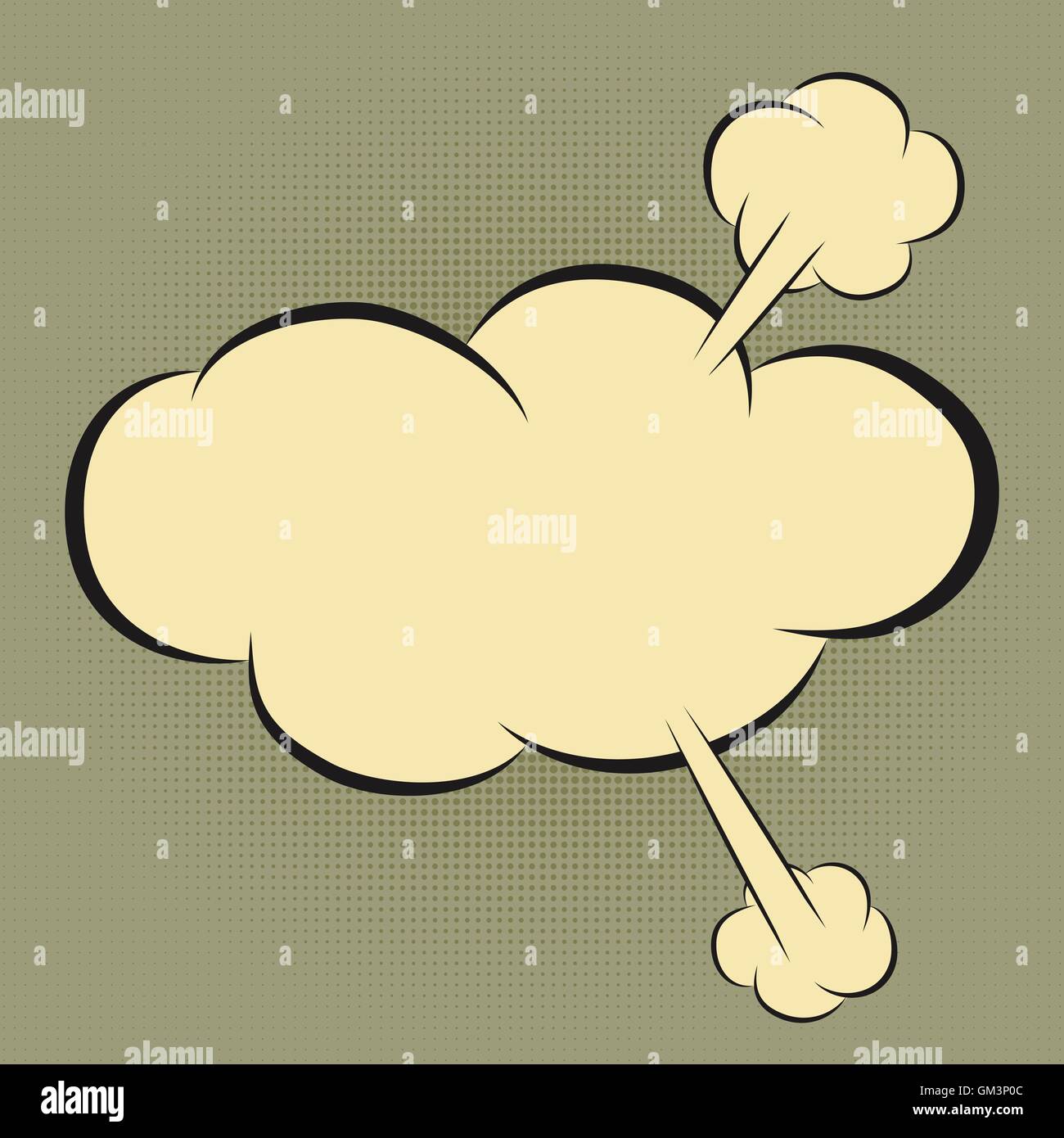 Speech Bubble in Pop-Art Style Stock Vector Image & Art - Alamy