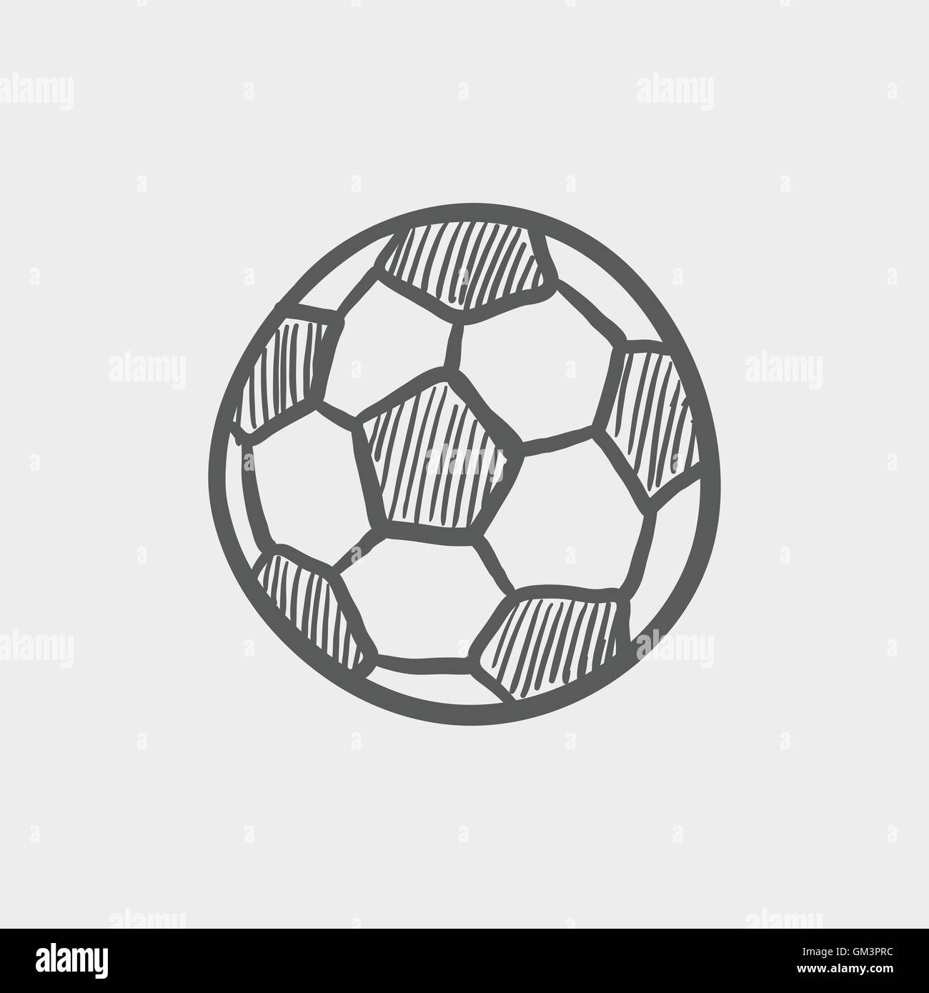 Soccer ball sketch icon Stock Vector Image & Art Alamy
