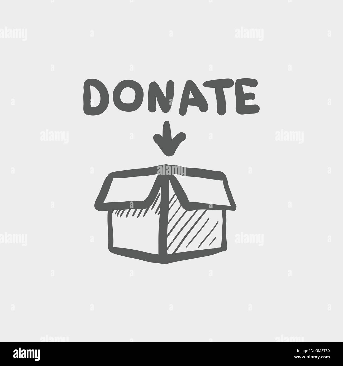 Please Donate and Give Green Sign Set Stock Vector Image & Art - Alamy