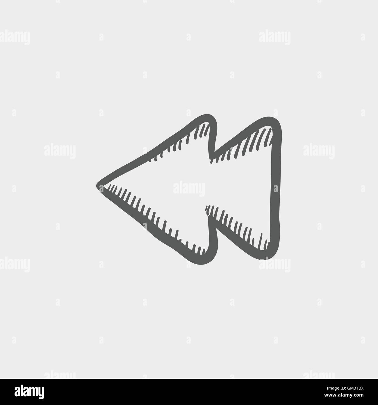 Play fast forward rewind button Royalty Free Vector Image