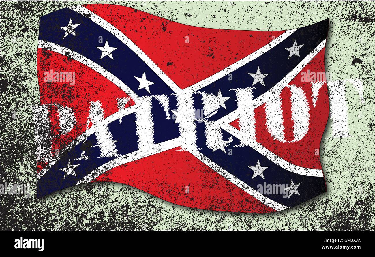 Patriot Confederate Flag Stock Vector Image & Art - Alamy