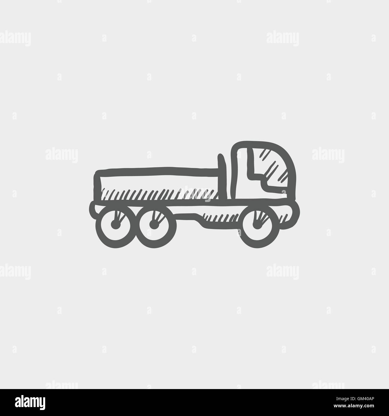 18 wheeler truck icon Stock Vector Images Alamy