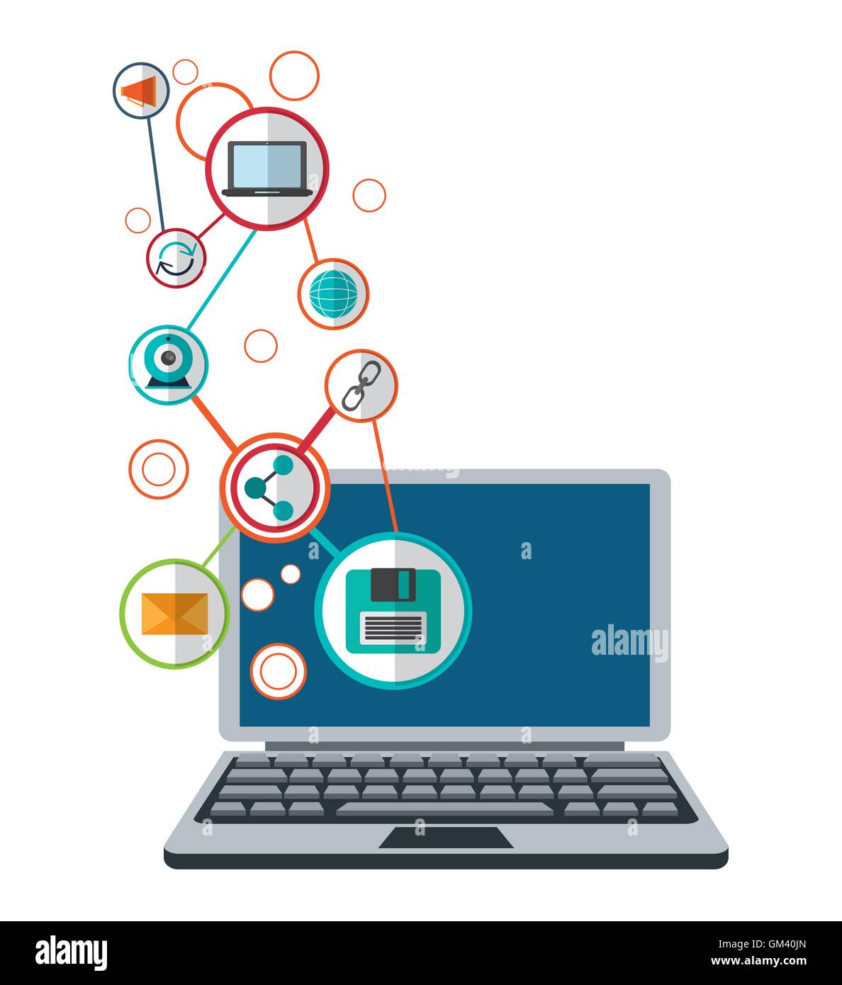 laptop cyber security system design Stock Vector Image & Art - Alamy