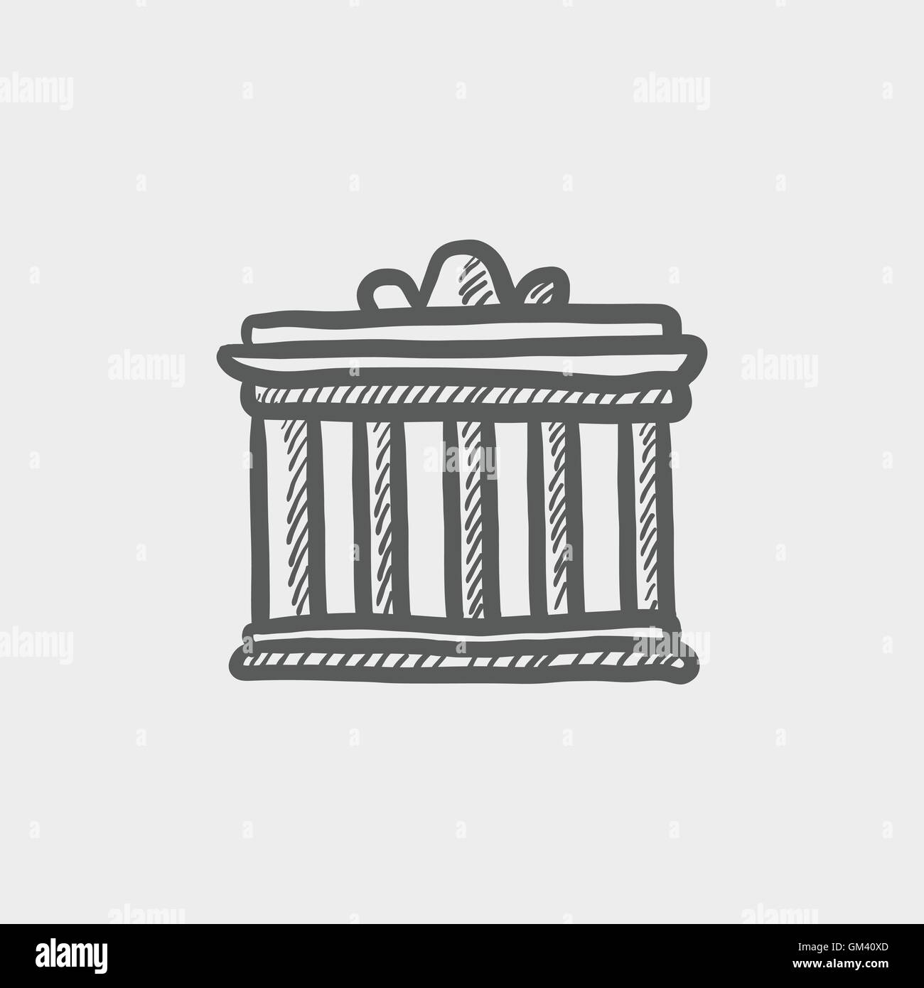 National library sketch icon Stock Vector Image & Art Alamy