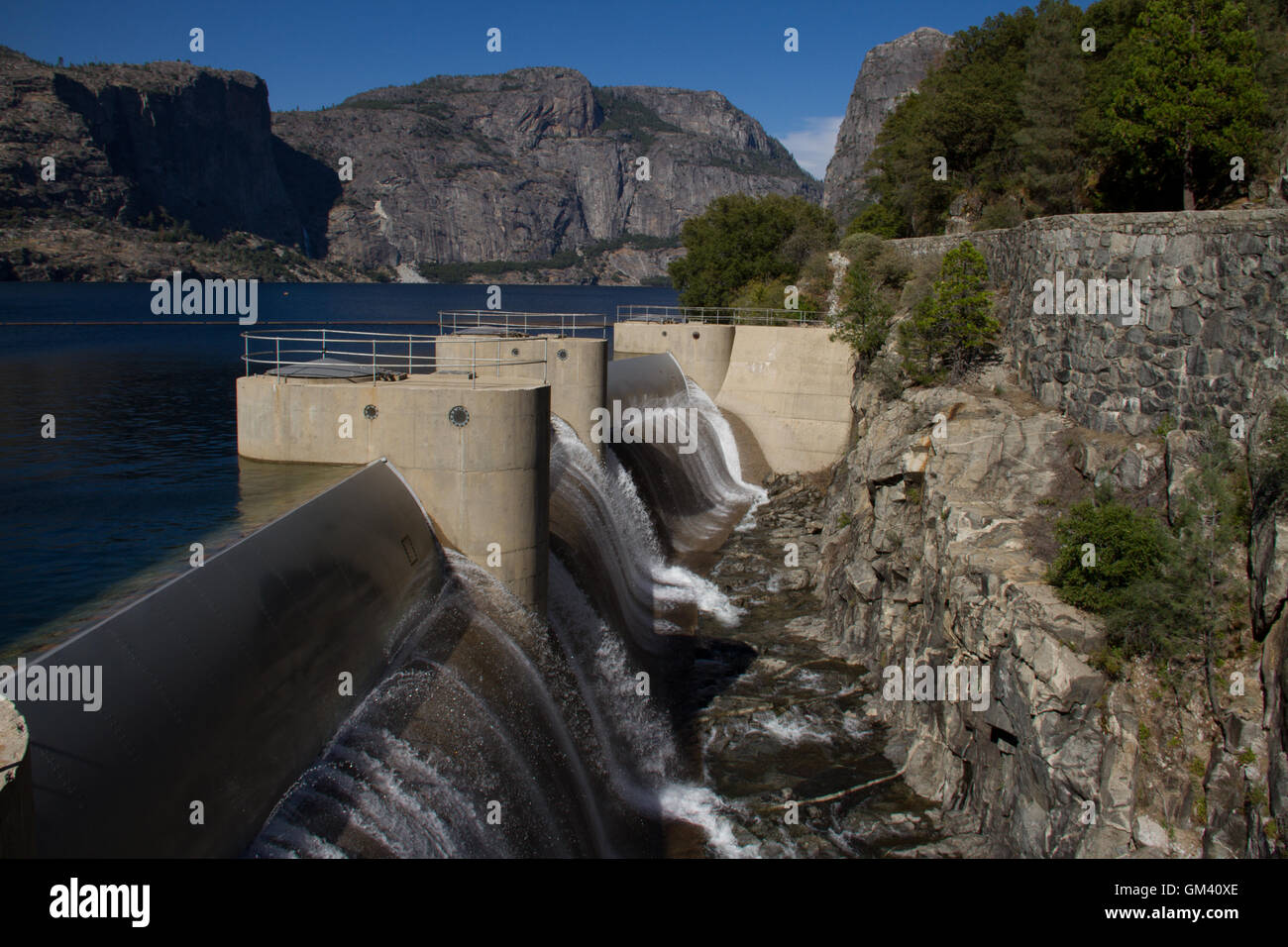 Hetch hetchy yosemite national park california usa hires stock