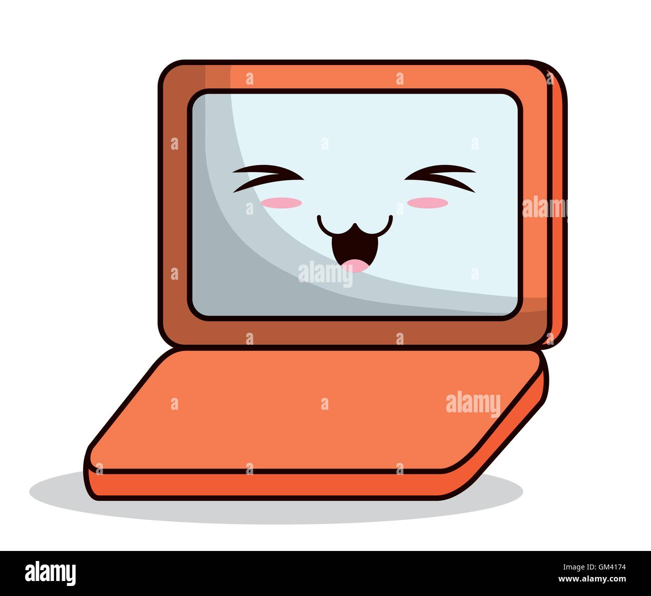 kawaii cartoon technology design Stock Vector Image & Art - Alamy