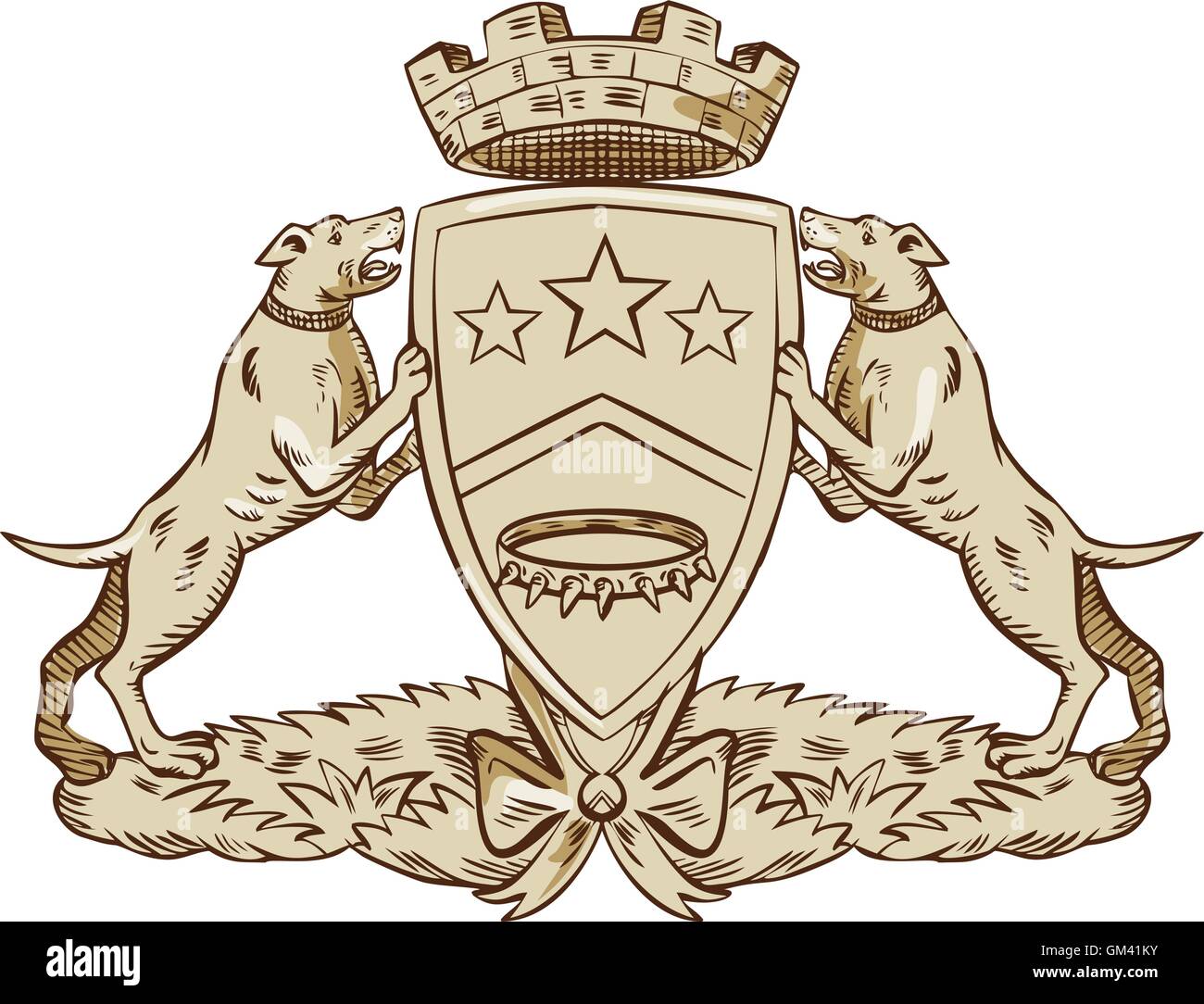 Escudo coat of arms Stock Vector Images Alamy